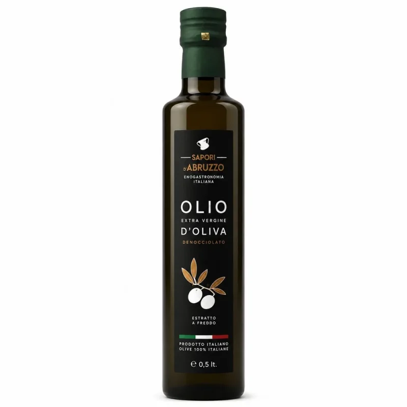 olio extravergine di oliva denocciolato